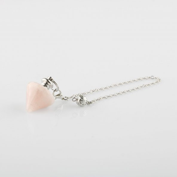 Pembe Kuvars Doğal Taş Pandül - 2
