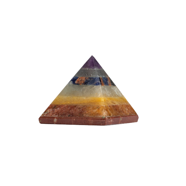Çakra Doğal Taş Organit Piramit - 2cm - 6