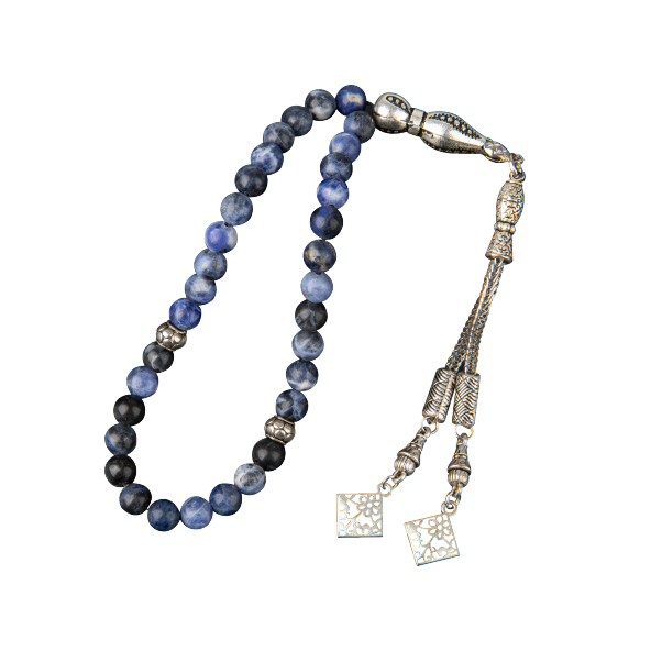 Sodalit Doğal Taş Tesbih 33lük - 6mm