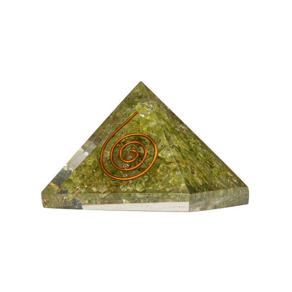 Zebercet Doğal Taş Organit Piramit - 6cm