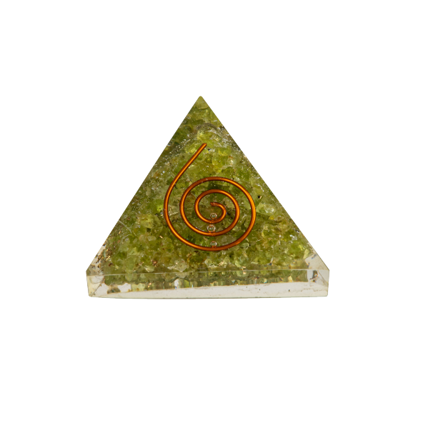 Zebercet Doğal Taş Organit Piramit - 6cm - 5