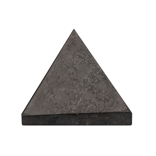 Şungit Doğal Taş Piramit - 6cm - 2