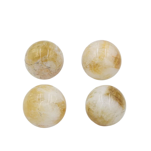 Sitrin Doğal Taş Küre Tımbıl El Taşı - 4