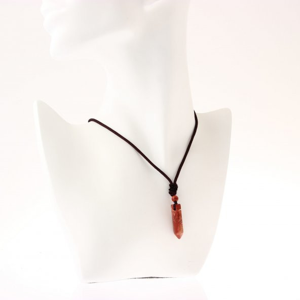 Jasper Doğal Taş Kolye Ucu 3cm