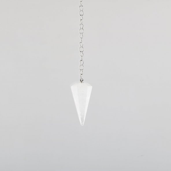 Kristal Kuvars Doğal Taş Pandül - Resim 2