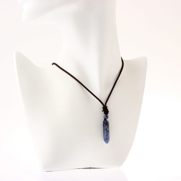 Lapis Doğal Taş Kolye Ucu 3cm