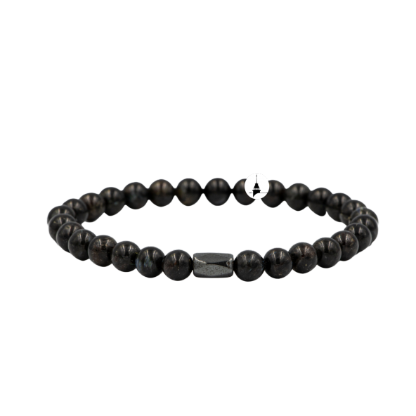 Nuummite 6mm Doğal Taş Bileklik