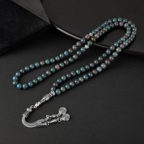 Ruby Kiyanit Doğal Taş Tesbih 99luk - 6mm