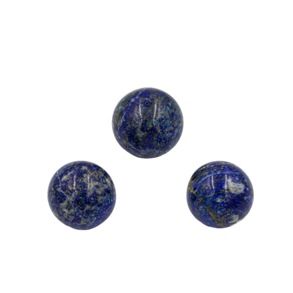 Lapis Lazuli Doğal Taş Küre Tımbıl El Taşı - 3