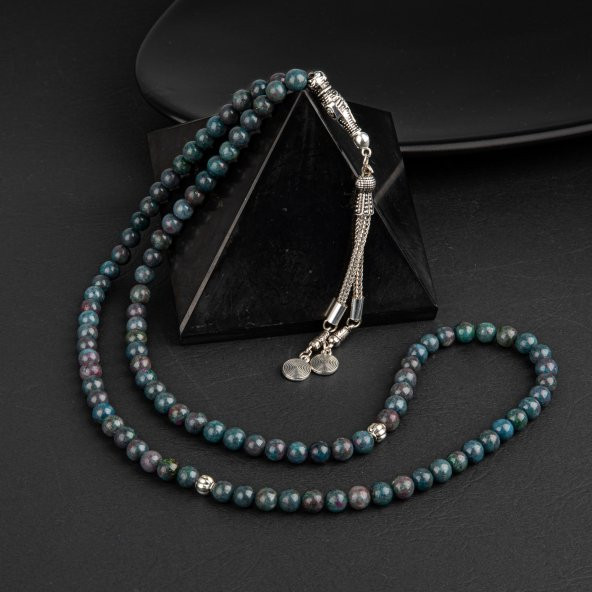 Ruby Kiyanit Doğal Taş Tesbih 99luk - 6mm - 3