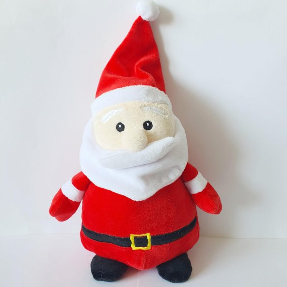 Yılbaşı Yeniyıl Dekorasyon Süsü Pelüş Noel Baba 20cm Christmas Noel Dekorasyon Süsleri Peluş Noel Baba