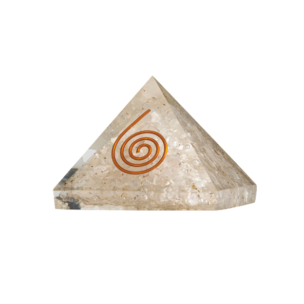 Selenit Doğal Taş Organit Piramit - 3cm - 6
