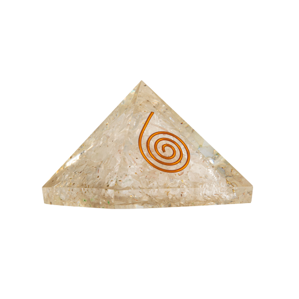 Selenit Doğal Taş Organit Piramit - 3cm - 3