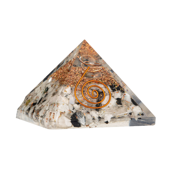 Rutilli Kuvars Doğal Taş Organit Piramit - 3cm - 3