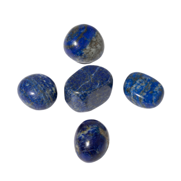 Lapis Lazuli Doğal Taş Tımbıl El Taşı - Resim 4