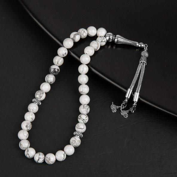 Havlit Doğal Taş Tesbih 33lük - 8mm - 4