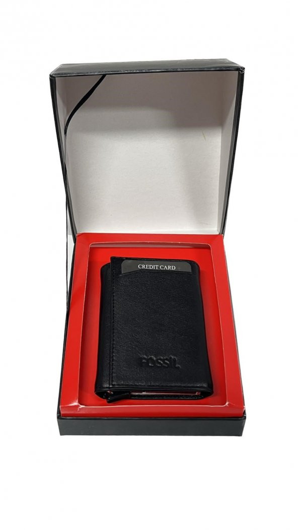 Fossil Siyah Retro Napa Deri Cüzdan-2660