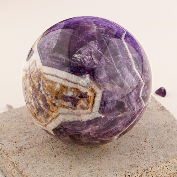 Ametist Doğal Taş Küre (0,819 kg) - 5