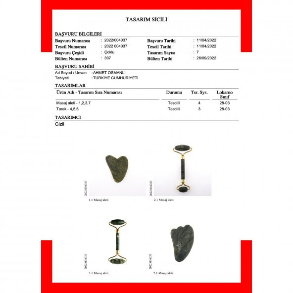 Aventurin Taşı Masaj Takımı - Roller ve Gua Sha Kaz Ayaklı Set - 7