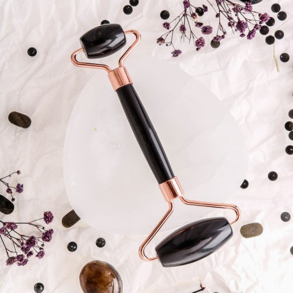 Obsidyen Taşı Roller Masaj Aleti - 3