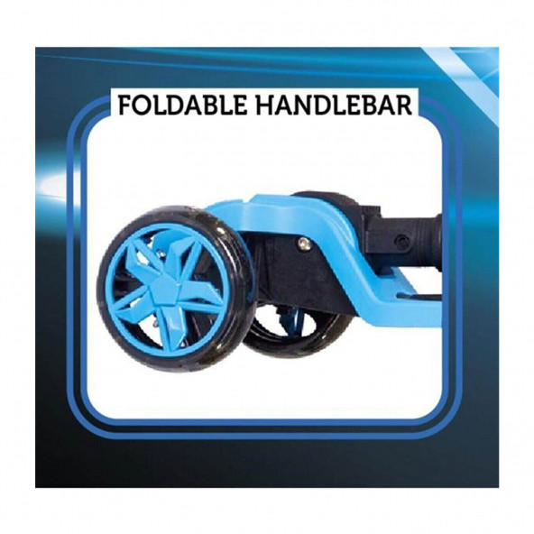 Cool Wheels Tulpar Işıklı Scooter Mavi - 2