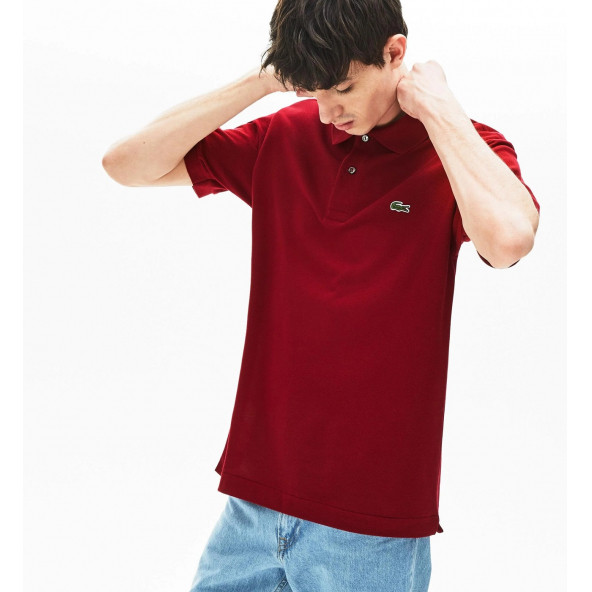 Lacoste Erkek Polo T-Shirt BORDO L1212 - 2