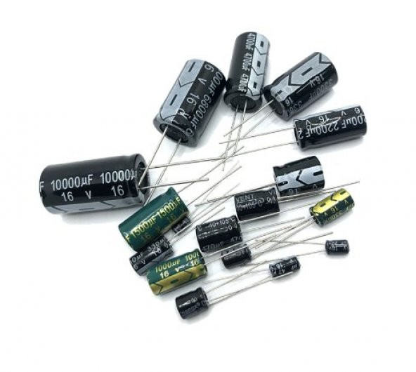 Elektrolitik Kondansatör Kapasitör 16V 1800uF 10x20mm 105° x 1 adet (rf020)