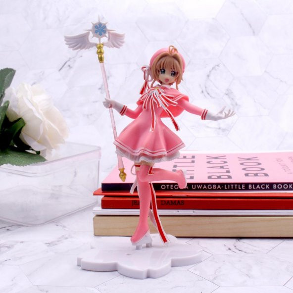 Anime Sakura Kinomoto Karakter Figür Oyuncak Biblo 16 cm