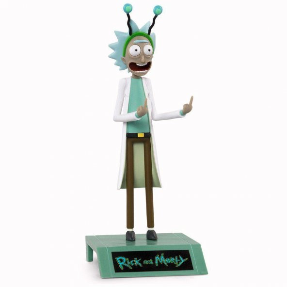 Ricky And Morty Karakter Figür Oyuncak Biblo 16 cm