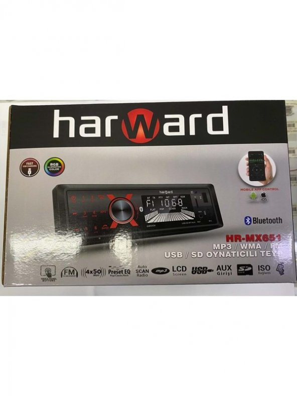 Harward HR-MX652 4X50 Watt Oto Teyp