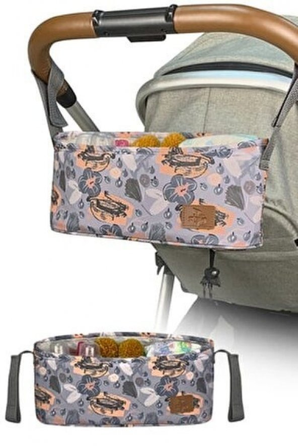 Stylo Trip Bebek Arabası Çantası - Çiçekli