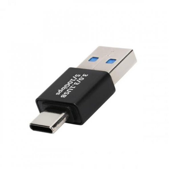 Coofbe 2in1  Usb 3.0 To Type C Dönüştürücü Type C to Usb Dönüştürücü Otg Çevirici 10Gbps Veri Aktarım - 5