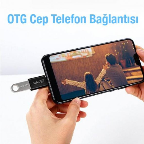 Coofbe USB to Type-C Çevirici Dönüştürücü Flash Bellek Klavye Mouse Cevirici İpad Macbook Huawei Uyum - 5