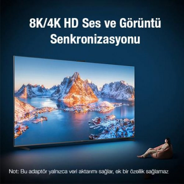 Coofbe Type-C to Type-C Uzatma Adaptörü Dirsek Tip 100W 20Gbps Type-C Çevirici Dönüştürücü Veri Aktarım - 4