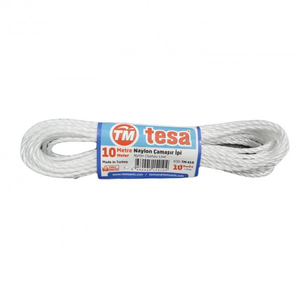 Tesa Naylon Çamaşır İpi 10 Mt 1 Adet TM-410 GKH
