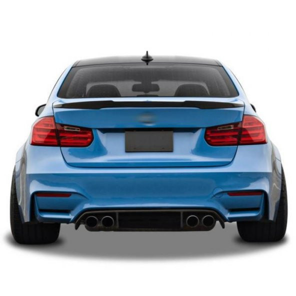 Oled Garaj Bmw F30 3 Serisi İçin Uyumlu M4 Spoiler 2012-2018 - Piano Black