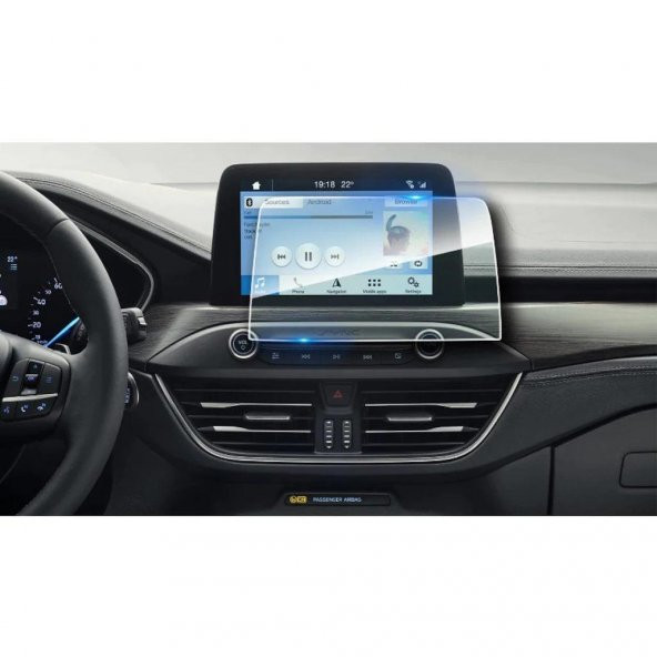 Oled Garaj Ford Transit İçin Uyumlu Navigasyon Ekran Koruyucu 9h Nano Glass