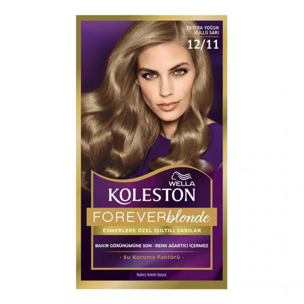 Wella Koleston Kit Saç Boyası 12/11 Yoğun Küllü Sarı - 1
