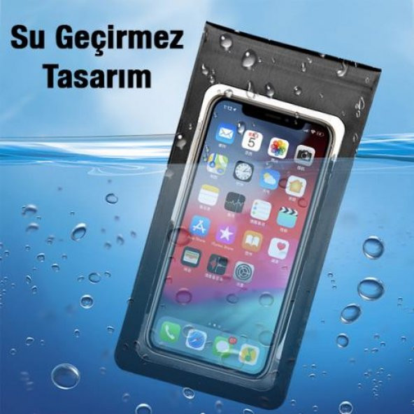 Coofbe Su Geçirmez Tpu Şeffaf Gidona Takılan Motosiklet Telefon Tutucu Bisiklet Telefon Tutucu - 5