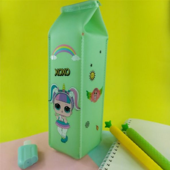 LOL XOXO Baskılı Süt Kutusu Model Kalemlik