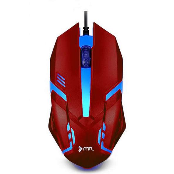 MTL Mt8203 Kablolu Mouse Bilgisayar Faresi 1200 Dpi RGB Işıklı