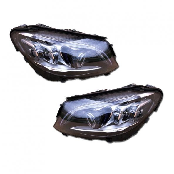 Oled Garaj Mercedes W205 İçin UyumluC Serisi Multibeam Led Far 2015-2019