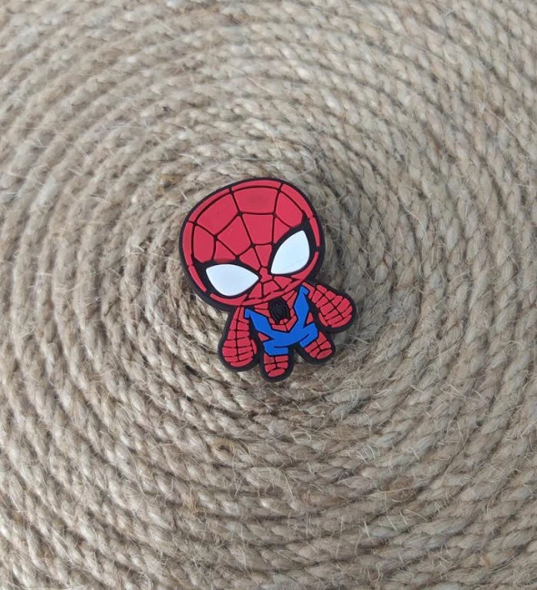 Terlik Süsü Silikon Terlik Sandalet Tokası Marvel Örümcek Adam Süsü Aksesuar