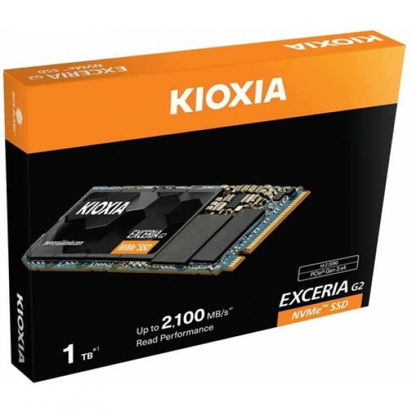 Kioxia Exceria G2 LRC20Z001TG8 PCI-Express 3.0 1 TB M.2 SSD - Resim 1