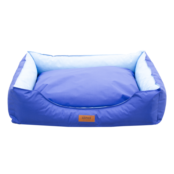 Lepus Aria Premium Kedi Ve Köpek Yatağı Dış Mekan Yatak Mavi  L-(75x60x24)cm