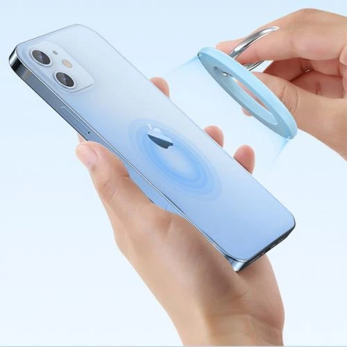 Coofbe Magsafe Mıknatıslı İphone 12 13 14 Seri Telefon Arkası Yüzük Tutucu İphone Masaüstü Stand - 5