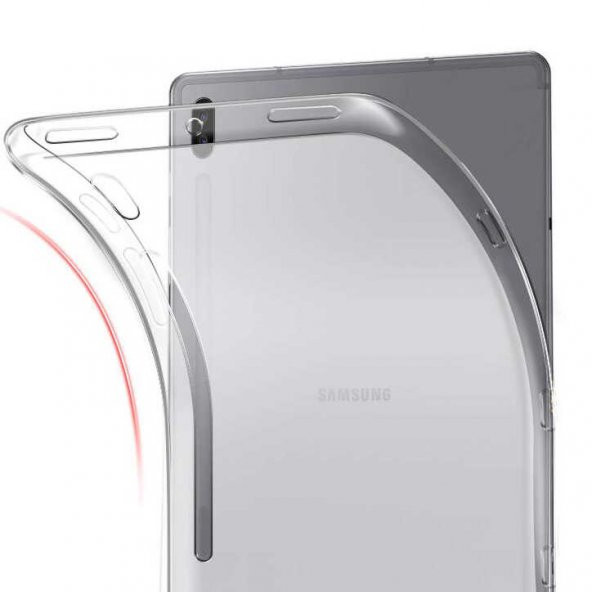 Samsung Galaxy Tab S7 S8 X700 11 inc T870 T875 T877 Şeffaf Silikon Tablet Kılıf -T-SÜPER-