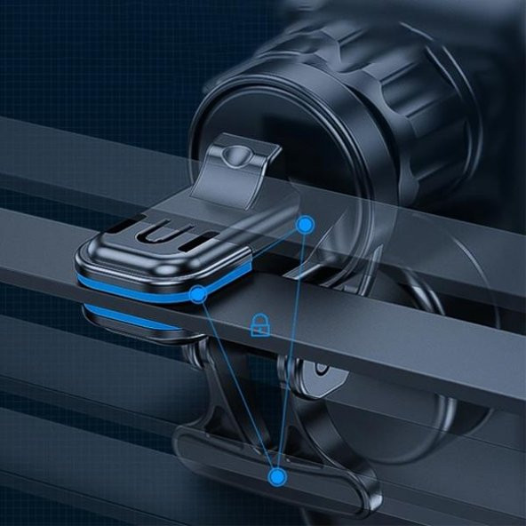 Coofbe Super Şarj 15W Akıllı Isı Kontrollü Kablosuz Araç Şarjı Araç İçi Telefon Tutucu 15W Ultra Hız - 3