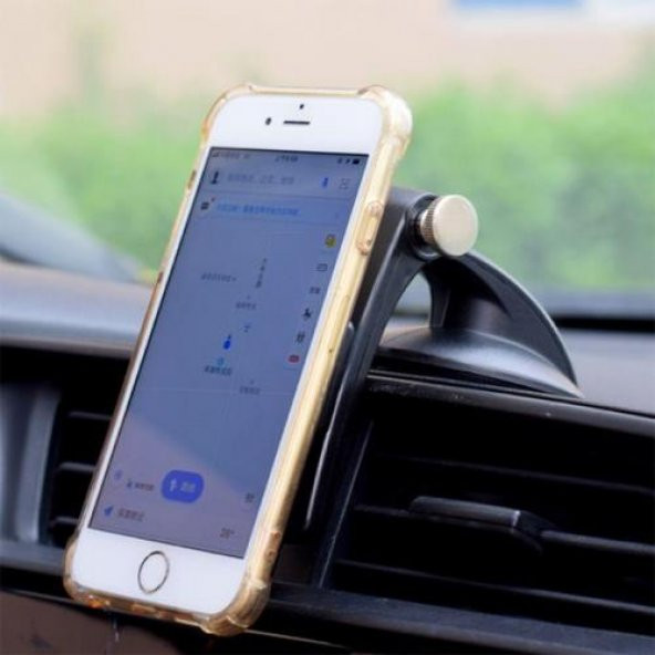Coofbe Ulta Güçlü Mıknatıslı Araç Torpido Üzeri Araç Tutucu Araç İçi Telefon Tutucu Döndürülebilir - 3