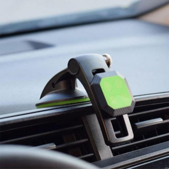 Coofbe Ulta Güçlü Mıknatıslı Araç Torpido Üzeri Araç Tutucu Araç İçi Telefon Tutucu Döndürülebilir - 6